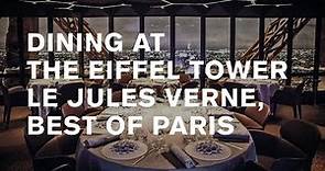 Le Jules Verne: Eiffel tower dining [where to eat in Paris]