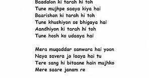 SANAM RE Full Song Lyrics Movie - SANAM RE | Arijit Singh, Mithoon