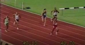 Edwin Moses - 400m Hürden 1983 - Weltklasse Zürich Magic Moments 11