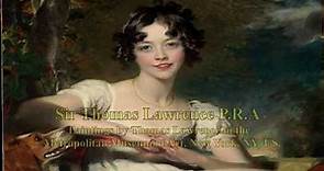 Sir Thomas Lawrence (1769-1830)- Paintings by Thomas Lawrence in the Metropolitan Museum of Art, NY.