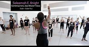 Saleemah E. Knight || Ballet Plus Miami 2018 || Contemporary Jazz Master Class