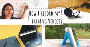 How to make Teaching Videos at home | How I record my videos | My Youtube Setup Tour (in Hindi)