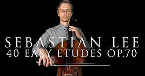 Sebastian Lee, Etude No. 22 from 40 Easy Etudes for Cello, Op.70