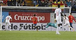 Gol de Ricardo Rodríguez (1-1) en el España 1-1 Suiza