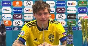 Spain 0-0 Sweden - Victor Lindelöf - Man Of The Match Press Conference - Euro 2020