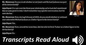 Michael Jackson 2005 Trial, Day 55, Part 2 | Azja Pryor