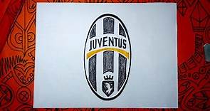 Dibuja el escudo oficial de la Juventus de Turin