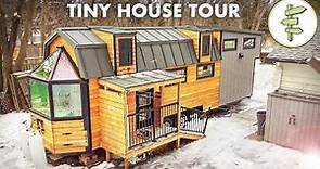 Impressive Custom Tiny House with Super Unique Design Features - FULL TOUR