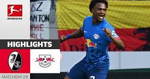 Openda-Masterclass at Leipzig Win! | SC Freiburg - RB Leipzig 1-4 | Highlights | MD 28 – Bundesliga