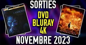NOVEMBRE 2023: LE MEILLEUR DES SORTIES DVD/BLURAY/4K