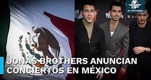 Los Jonas Brothers llegan a México en 2024