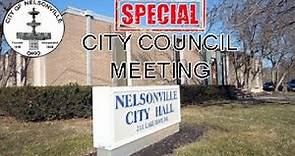 Nelsonville City Council Special Meeting 12042023