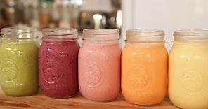 5 Healthy Breakfast Smoothies!