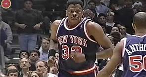 Derrick Coleman vs Patrick Ewing！NBA Playoffs ECFR 1994.5.4 New York Knicks at New Jersey Nets G3