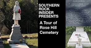 Southern Rock Insider at Rose Hill Cemetery in Macon Georgia