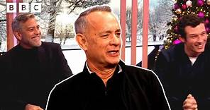 Tom Hanks, George Clooney and Callum Turner bring 'rizz' to the sofa | The One Show - BBC