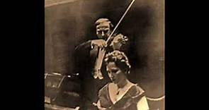 YEHUDI MENUHIN PLAYS HABENERA 1947 with YALTAH MENUHIN