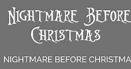 DOWNLOAD NOW: Free Nightmare Before Christmas Font