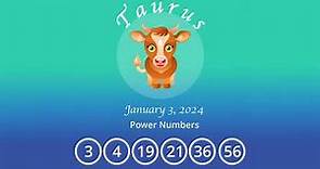 Taurus horoscope for January 3, 2024