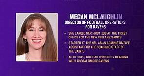 Women's History Month: Megan McLaughlin, Ravens director of football operations