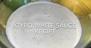 Gyro White Sauce Recipe|Cooking Frenzy