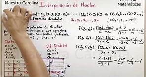 Interpolacion de Newton