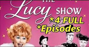 60's TV Comedy, The LUCY SHOW, 4 FULL EPISODES Season 5 - Starring Lucille Ball