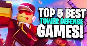 Top 5 BEST Tower Defense Games On Roblox! (2022!)