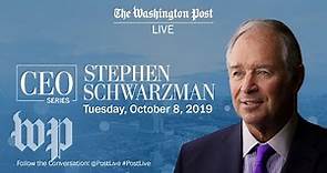 Steve Schwarzman shares stories from his career, talks about new book at Post Live