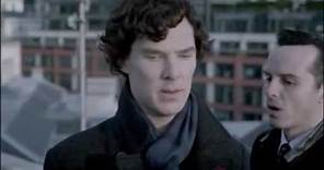 Sherlock Holmes VS Jim Moriarty - The Reichenbach Fall - Sherlock - BBC