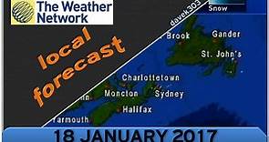 The Weather Network Local Forecast - 18 January 2017