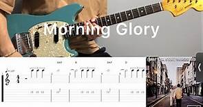 Oasis - Morning Glory (guitar cover with tabs & chords)