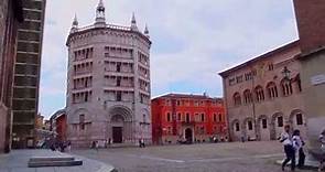 Parma Piazza Duomo Cattedrale Battistero e monastero di S. Giovanni Evangelista