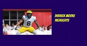Derrick Moore Highlights Michigan Football