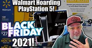 Black Friday 2021 Ads! NEW Walmart Deals & Stockpiling PlayStation 5 Consoles!