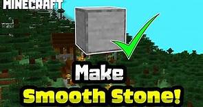 How to Make Smooth Stone! Minecraft 1.19.2 Updated Tutorial