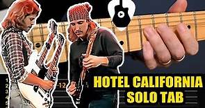 Como tocar el increíble solo de HOTEL CALIFORNIA en guitarra eléctrica | Tutorial con Tablaturas