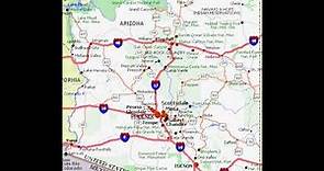 mapa de Arizona