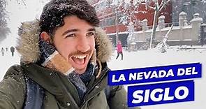 NIEVE EN MADRID 🤩❄️| Recorriendo TODA la CIUDAD NEVADA 🙌🏻 | Enero 2021