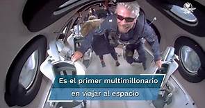 "Una experiencia única": así describe Richard Branson su viaje a la frontera espacial