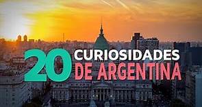 20 Curiosidades de Argentina 🇦🇷 | El país del tango y las mil culturas