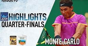 Highlights: Nadal Goffin Soar Into Final Four At Monte-Carlo 2017