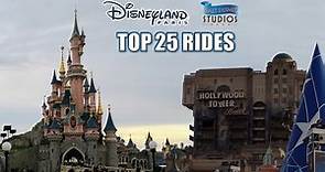 Top 25 Rides at Disneyland Paris Resort