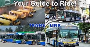 Your Guide to Ride! - TransLink buses (CMBC, Blue Bus, HandyDart) • Metro Vancouver, BC