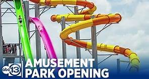 Houston's newest amusement park thunders back for big opening after delay