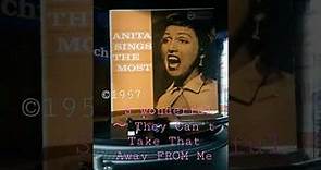 ANITA O'DAY /'S Wonderful～They Can't Take That Away From Me (from album “Anita sings the most.1957)