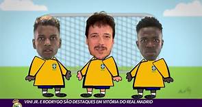 Convocados para a Seleção Brasileira, Vinicius Junior e Rodrygo são destaques em vitória do Real Madrid