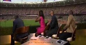 BBC Commentators, Denise Lewis & Colin Jackson's Reaction To Mo Farah's 5000m Gold !!!