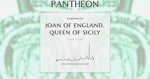 Joan of England, Queen of Sicily Biography - 12th-century queen consort of Sicily