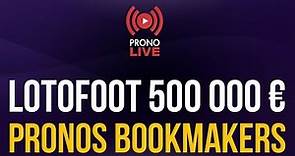 Pronos LotoFoot 15 du 3 avril 2022 et et Pronostics Bookmakers - PronoLive